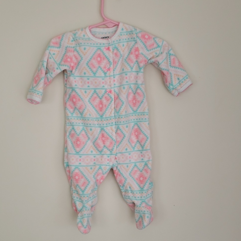 Carter's pajama sleeper fleece